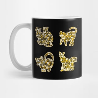 Crystal Group Cat (yellow) Mug